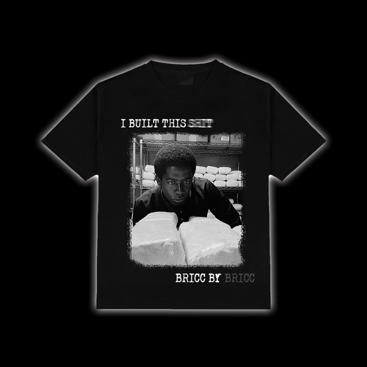 Black Franklin Saint Tee